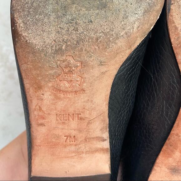 Brighton Brown Kent Crocodile Print Heels Size 7 - Picture 7 of 8